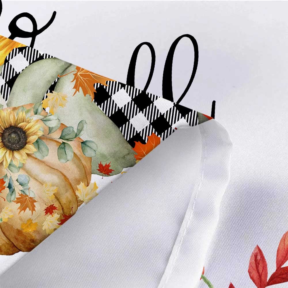 Fall Gnomes Fabric Shower Curtain Set with Hooks 72X 72 inch H641