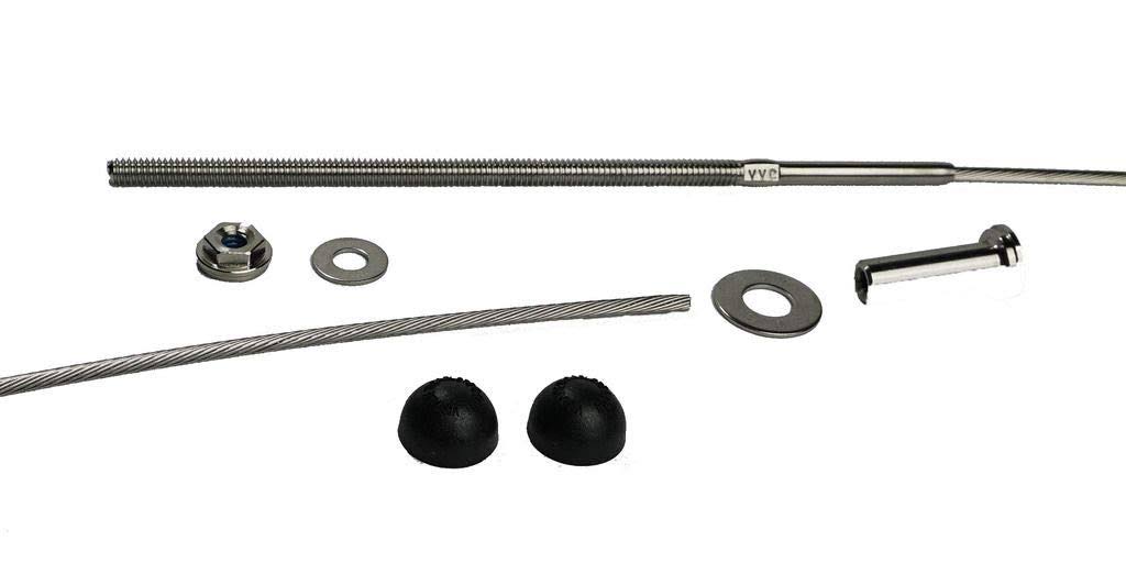 1 8 inch Stainless Steel Cable Railing Assembly Kit 20 Foot H396873