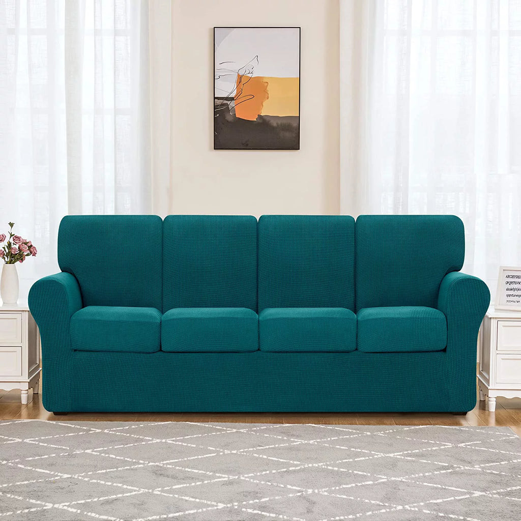9 Pieces Stretch Sofa Slipcover Set Y758