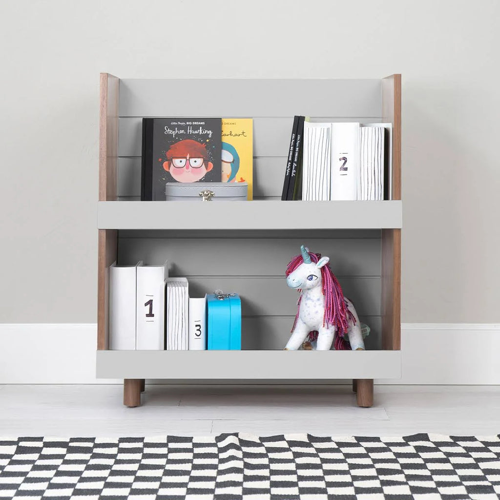 Kids Bookcase Walnut Pink A350564