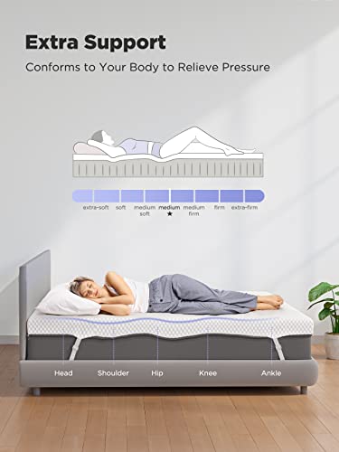 3 Inch Gel Memory Foam Mattress Topper Queen N41600