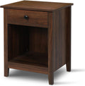Gray 1-Drawer Wood Nightstand G2281