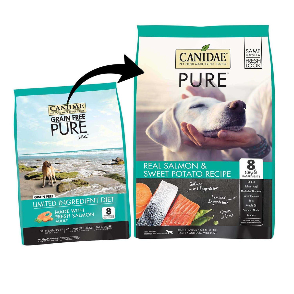 Grain-Free Salmon & Sweet Potato Recipe Dry Dog Food X9240