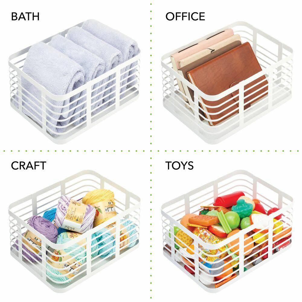 Metal Wire Food Organizer Storage Bin Basket U52935