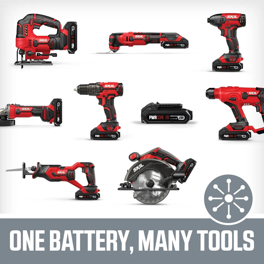 20V Cordless Circular Saw Kit with Battery & Charger Q9956