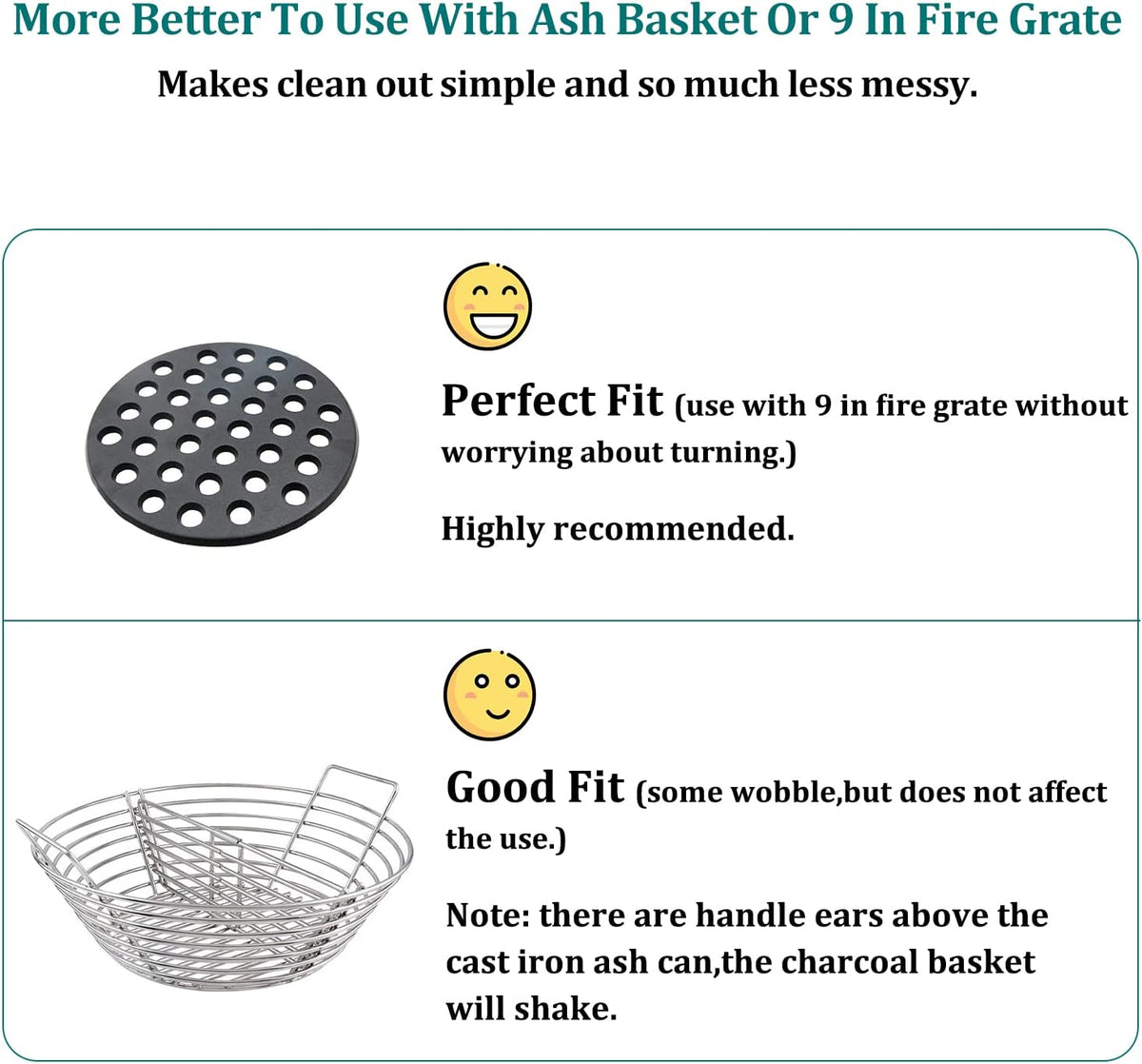 Cast Iron Ash Can with Handle M5596