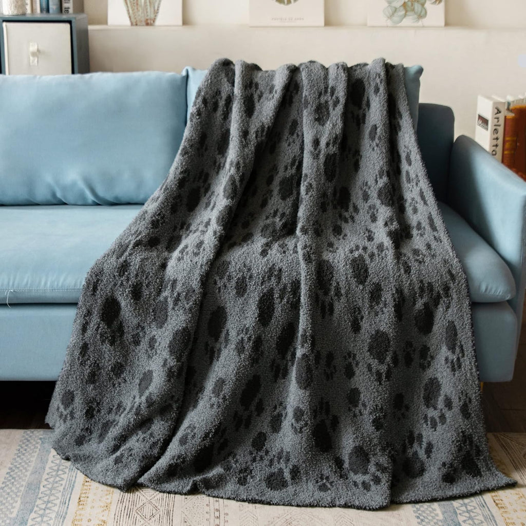 Chunky Knit Chenille Throw Blanket 50 x 60 R598