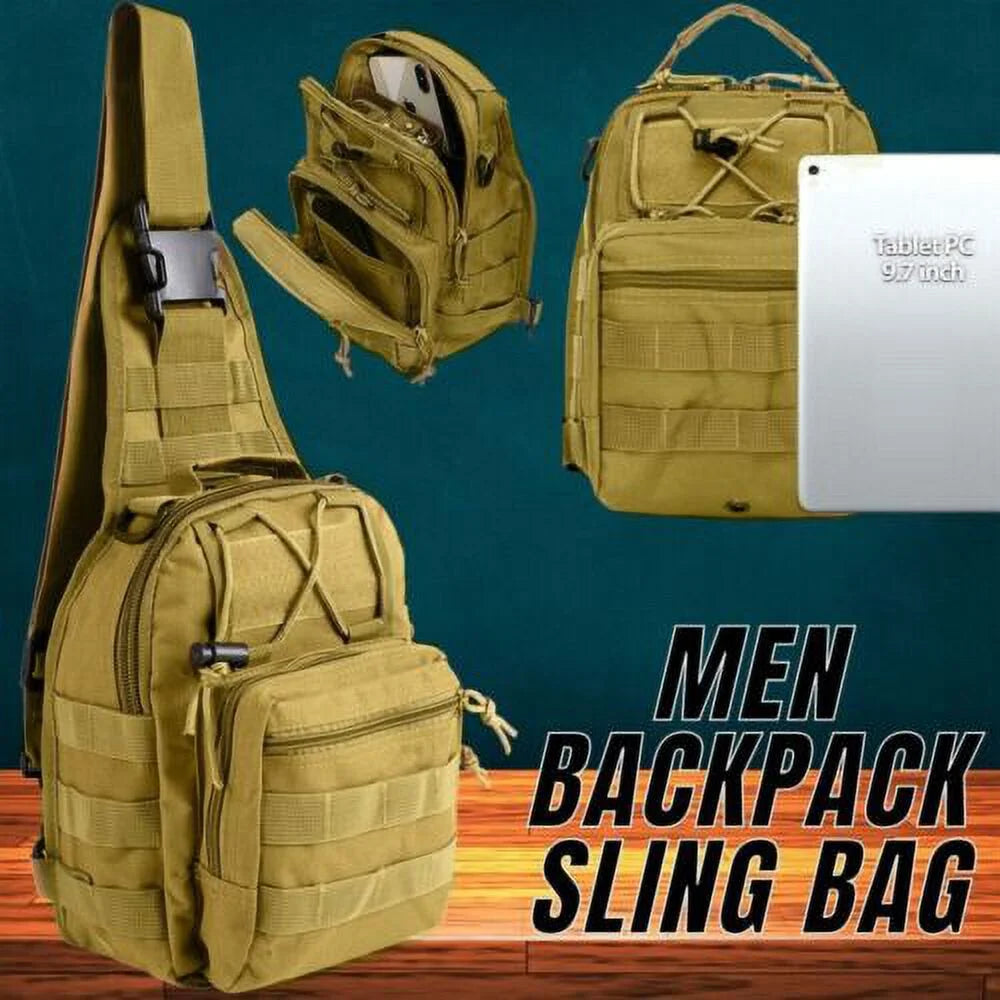 Waterproof Tactical Sling Chest Pack Shoulder Bag G155