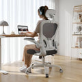 Black Ergonomic High Back Desk Chair with Flip-up Armrests B1575