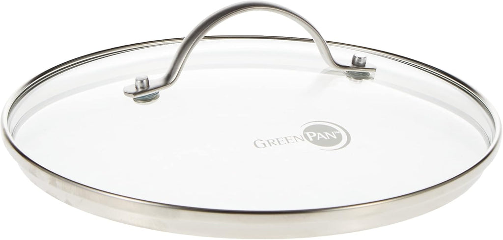 8" Hard Anodized Ceramic Nonstick Frying Pan with Glass Lid A689