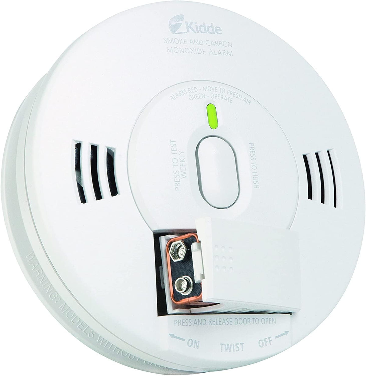 Hardwired Smoke & Carbon Monoxide Detector with Battery Backup, Pack of 2 N528224