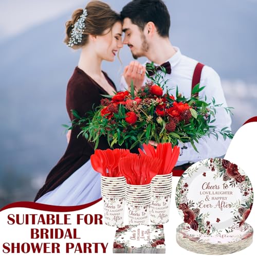 410 Pcs Terracotta Paper Plates and Napkins Set Disposable Party Tableware R4609