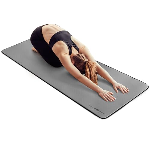 Extra Thick Skid Resistant Yoga Mat with Carrying Strap I2386