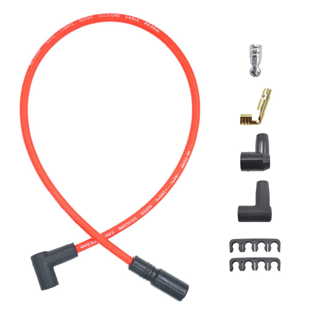 Ignition Distributor, 6Pcs Platinum Spark Plugs, Spark Plug Wires for Chevy GMC Pickup Truck 4.3L V6 Vortec Y97338