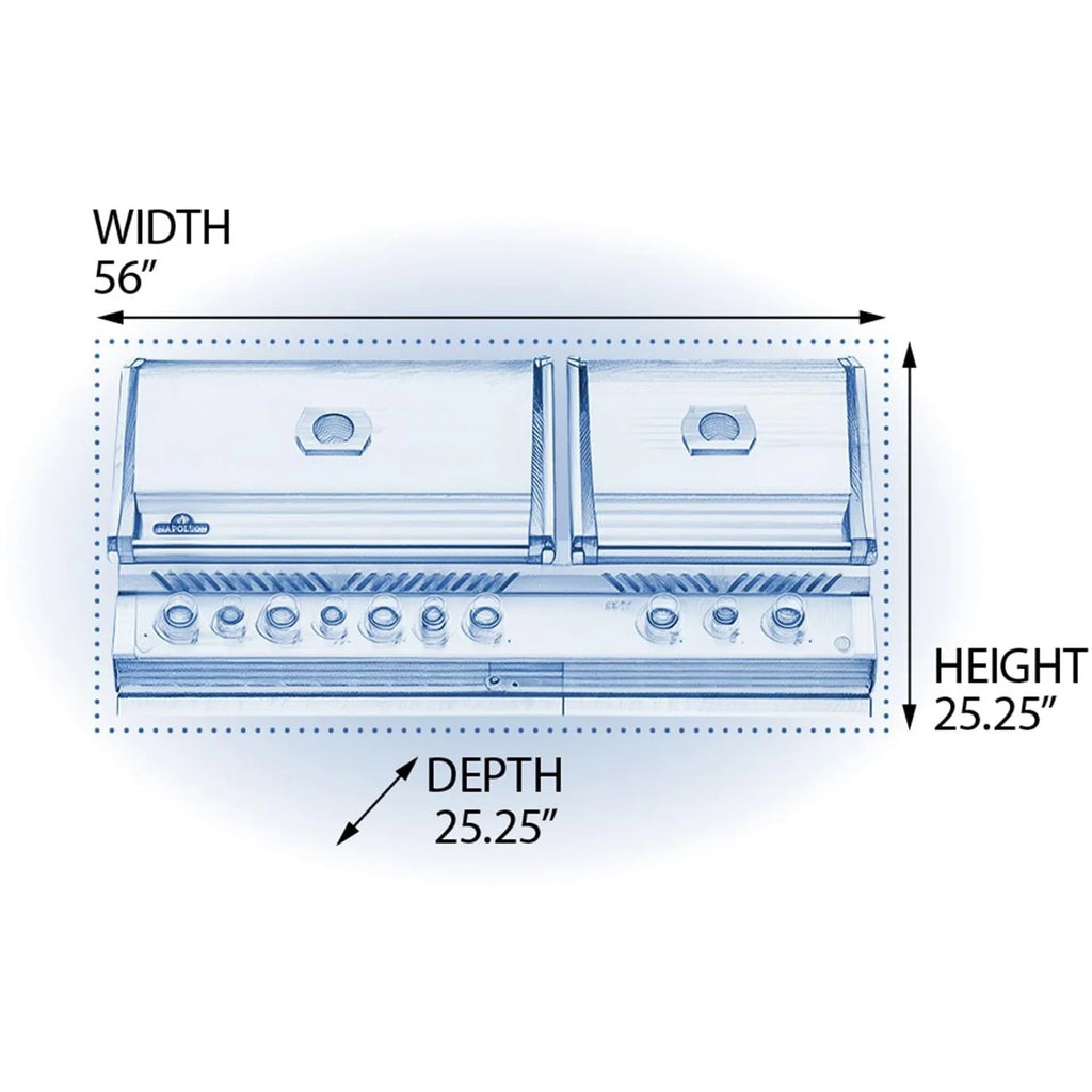 Built-in Natural Gas Grill with Infrared Burners Q4050