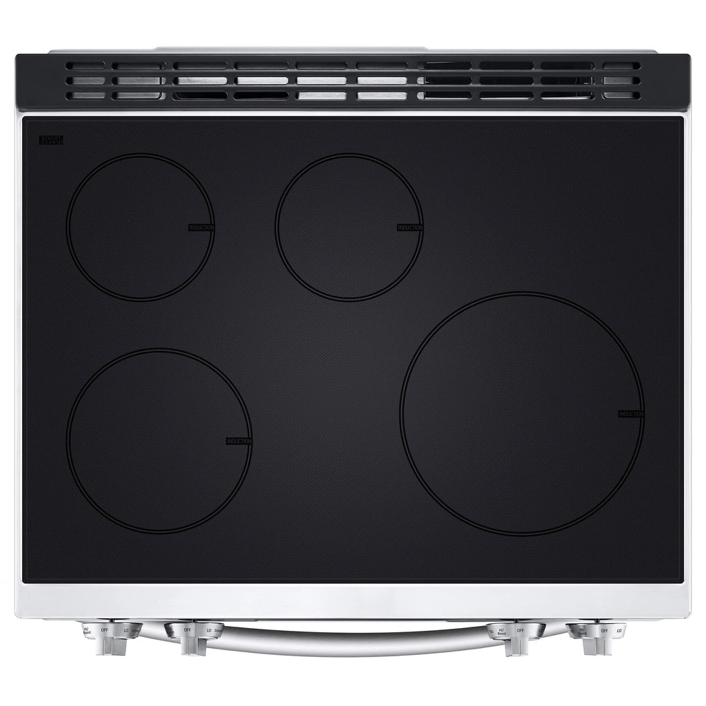 30 IN 6.3 CU. FT. Slide-In Induction Range in Stainless Steel H976509