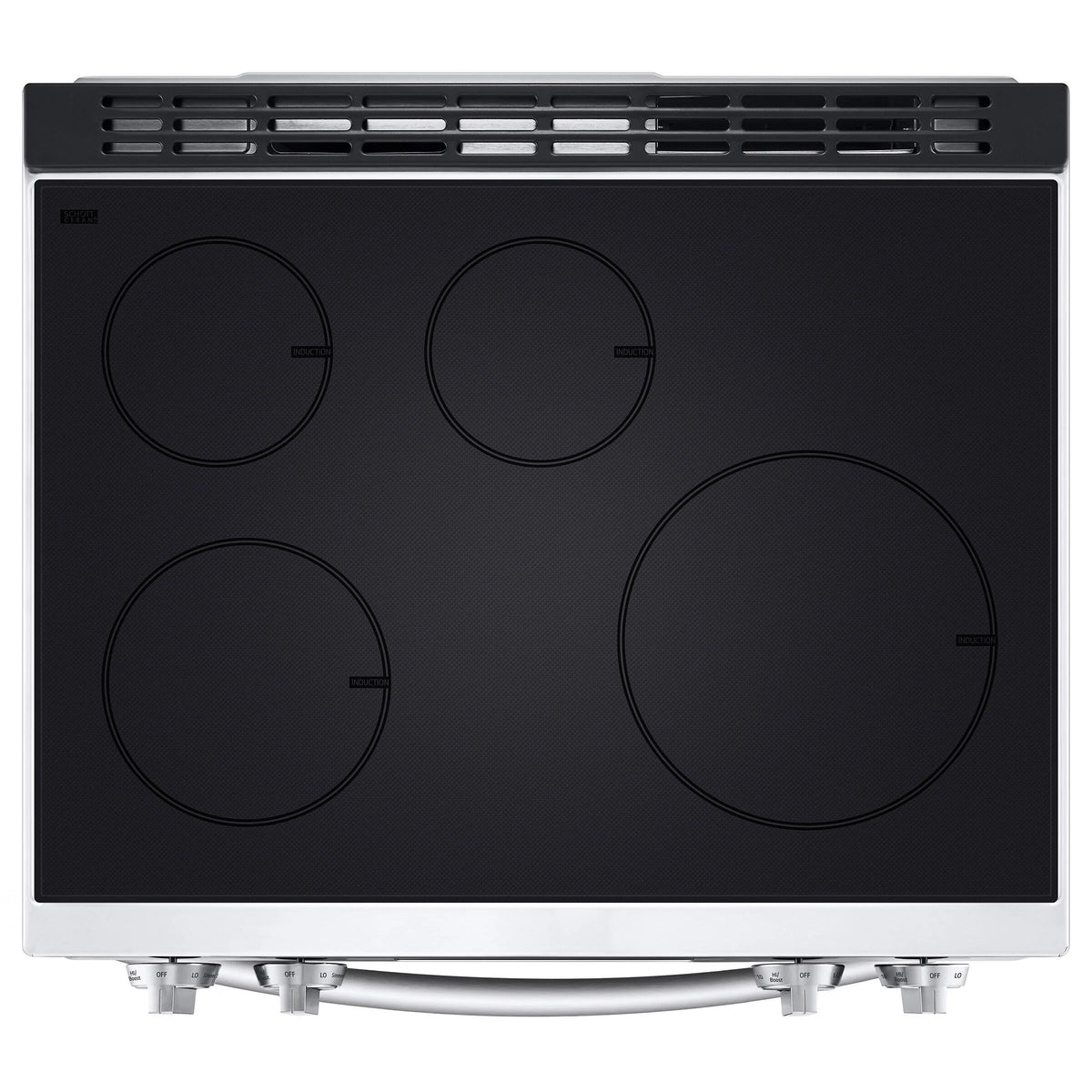 30 IN 6.3 CU. FT. Slide-In Induction Range in Stainless Steel H976509