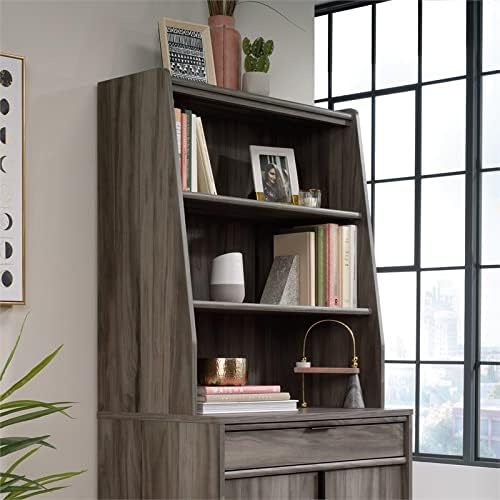 29.4 Wooden Library Hutch in Jet Acacia Z1543