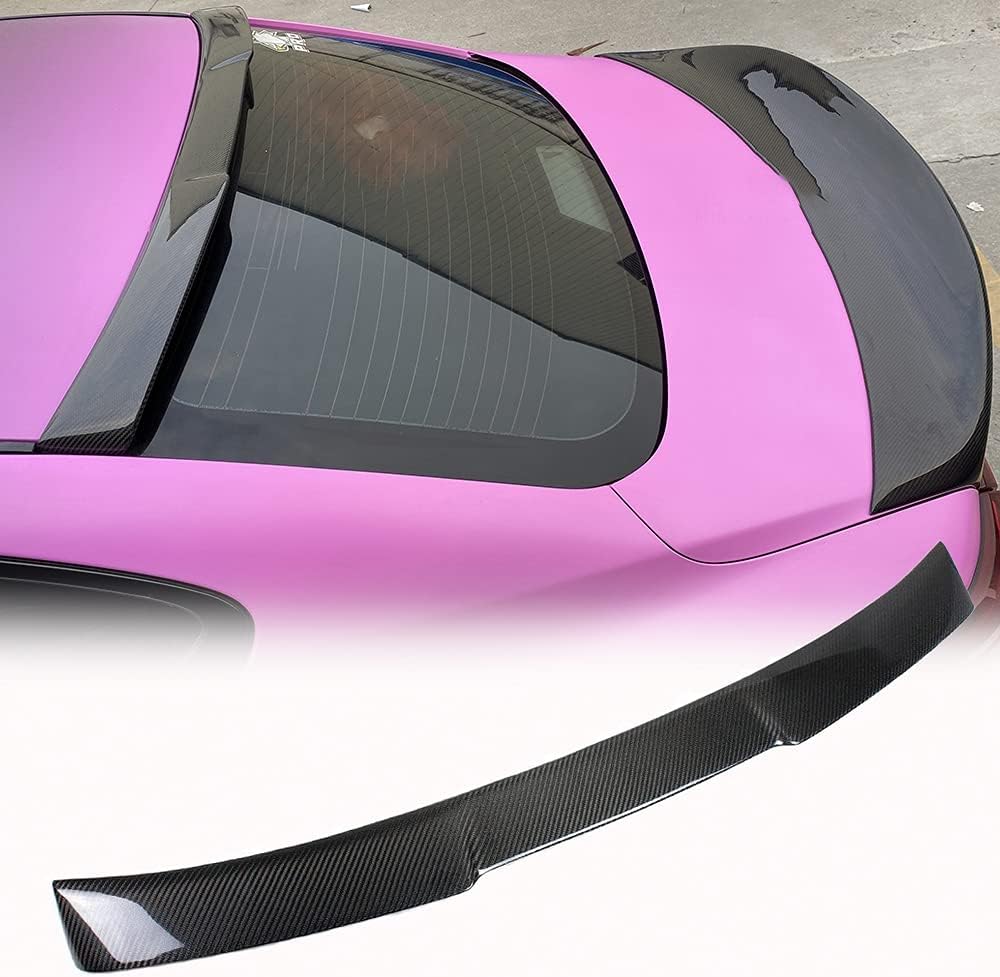 Rear Roof Window Spoiler Carbon Fiber Rear Top Spoiler Wing O6333
