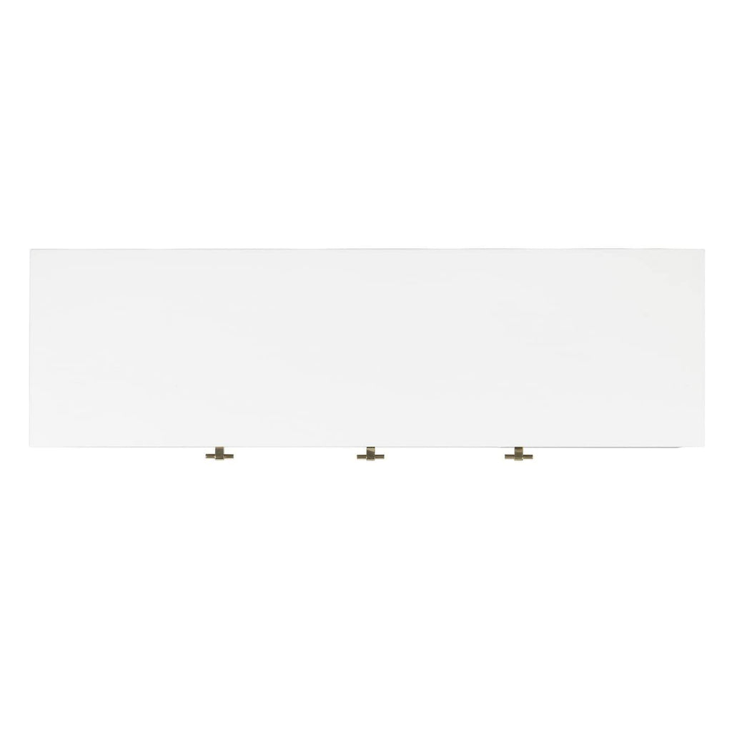 Black and White Washed Media Stand C753707