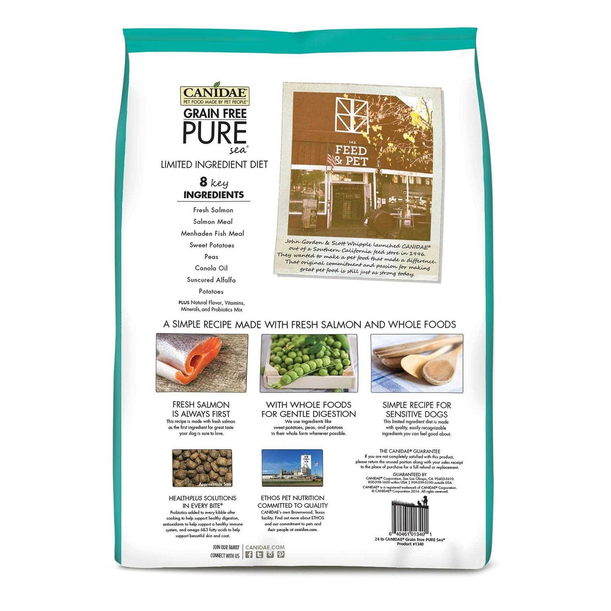 Grain-Free Salmon & Sweet Potato Recipe Dry Dog Food X9240