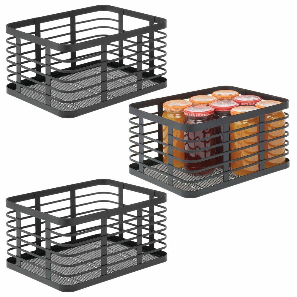 Metal Wire Food Organizer Storage Bin Basket U52935