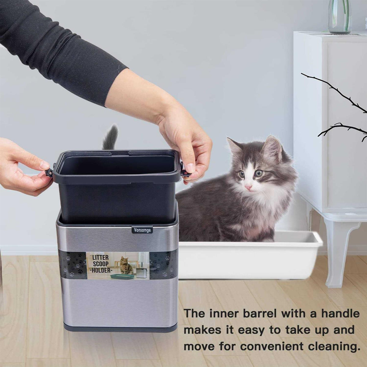 Cat Litter Scoop Holder W612