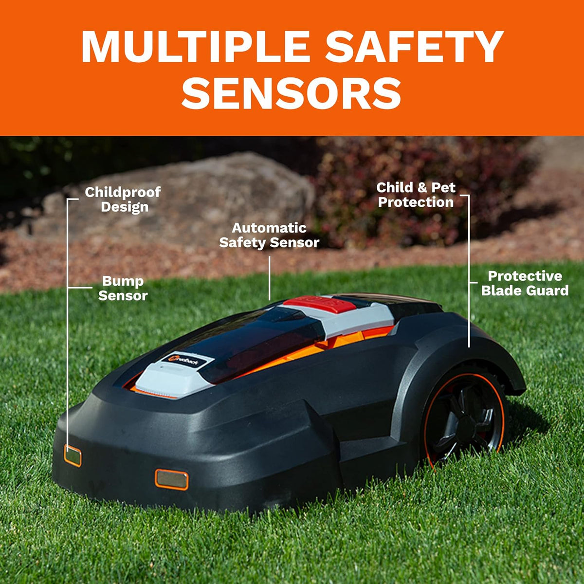 Robot Lawn Mower 9.5inch Cutting Width Brushless Motor M2266