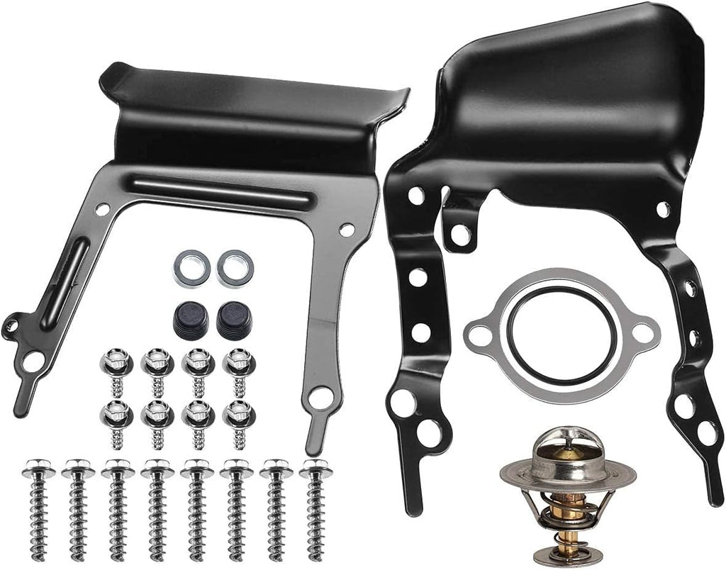 Upper Intake Manifold with Thermostat Compatible with Ford Crown Victoria Mustang Thunderbird Town Car Mercury Grand Marquis Cougar 1996-2000 V8 4.6L J942299