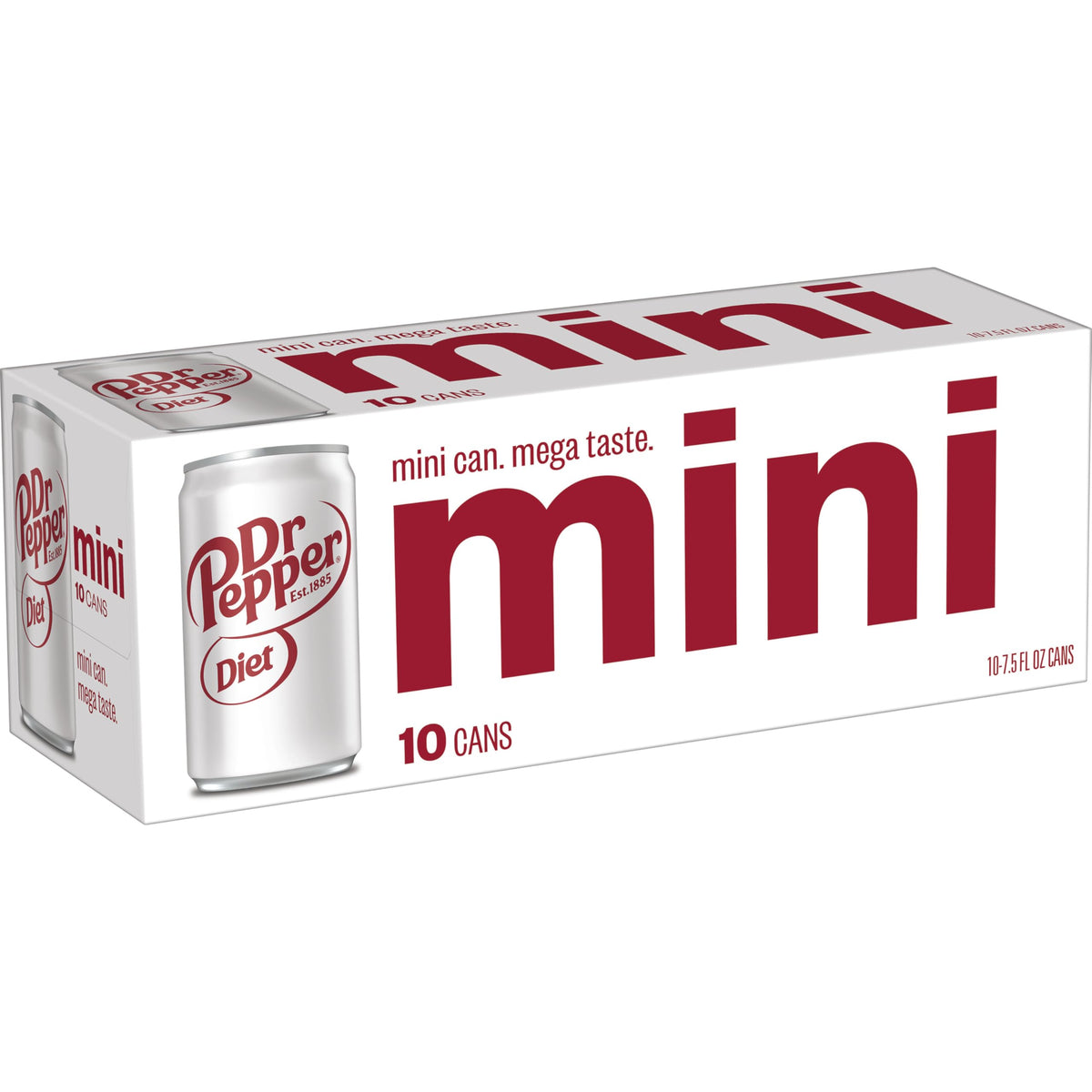 Diet Dr Pepper Soda 7.5 fl oz 10 pack R460