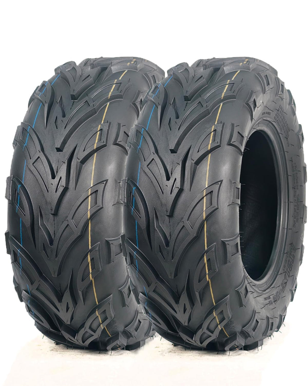 2 Pack 19x7-8 ATV Tires 4PR Tubeless All Terrain C49889
