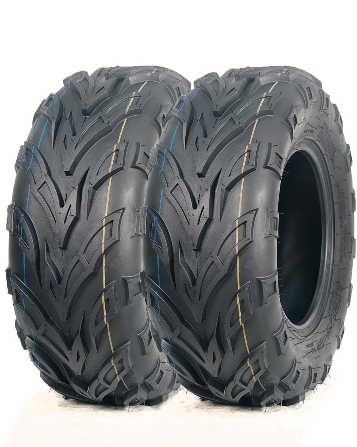 2 Pack 19x7-8 ATV Tires 4PR Tubeless All Terrain C49889