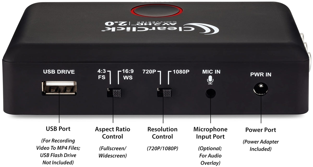 AV RCA to HDMI Converter & Recorder U96445