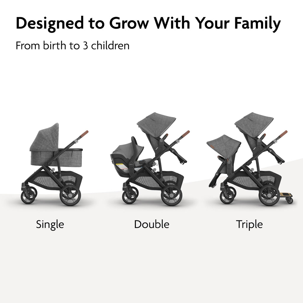 Convertible Single-to-Double Stroller Q66013