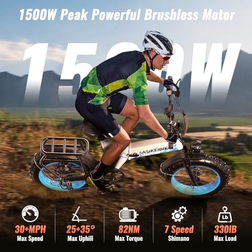 52v 20AH Full Suspension Electric Bike with 20"x 4.0 Fat Tire N277
