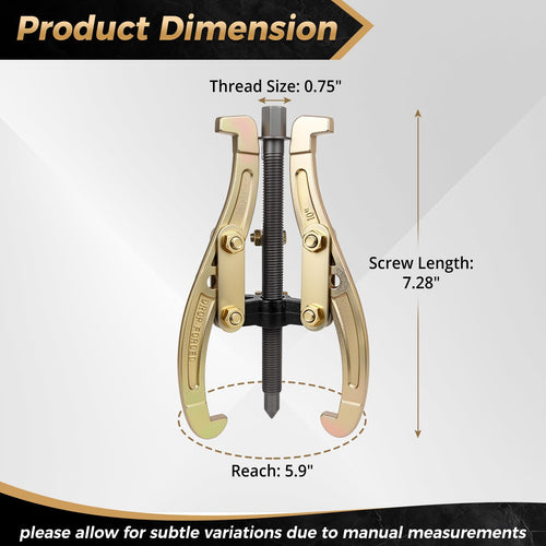 10 Inch 3 Jaw Puller with Reversible Jaws Q607438
