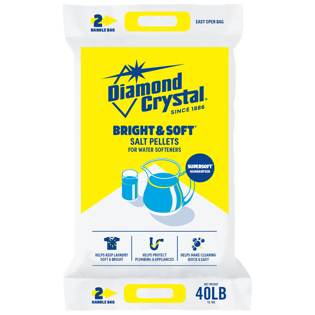 3 Pack Water Softener Salt Pellets, 40 Pounds J56693
