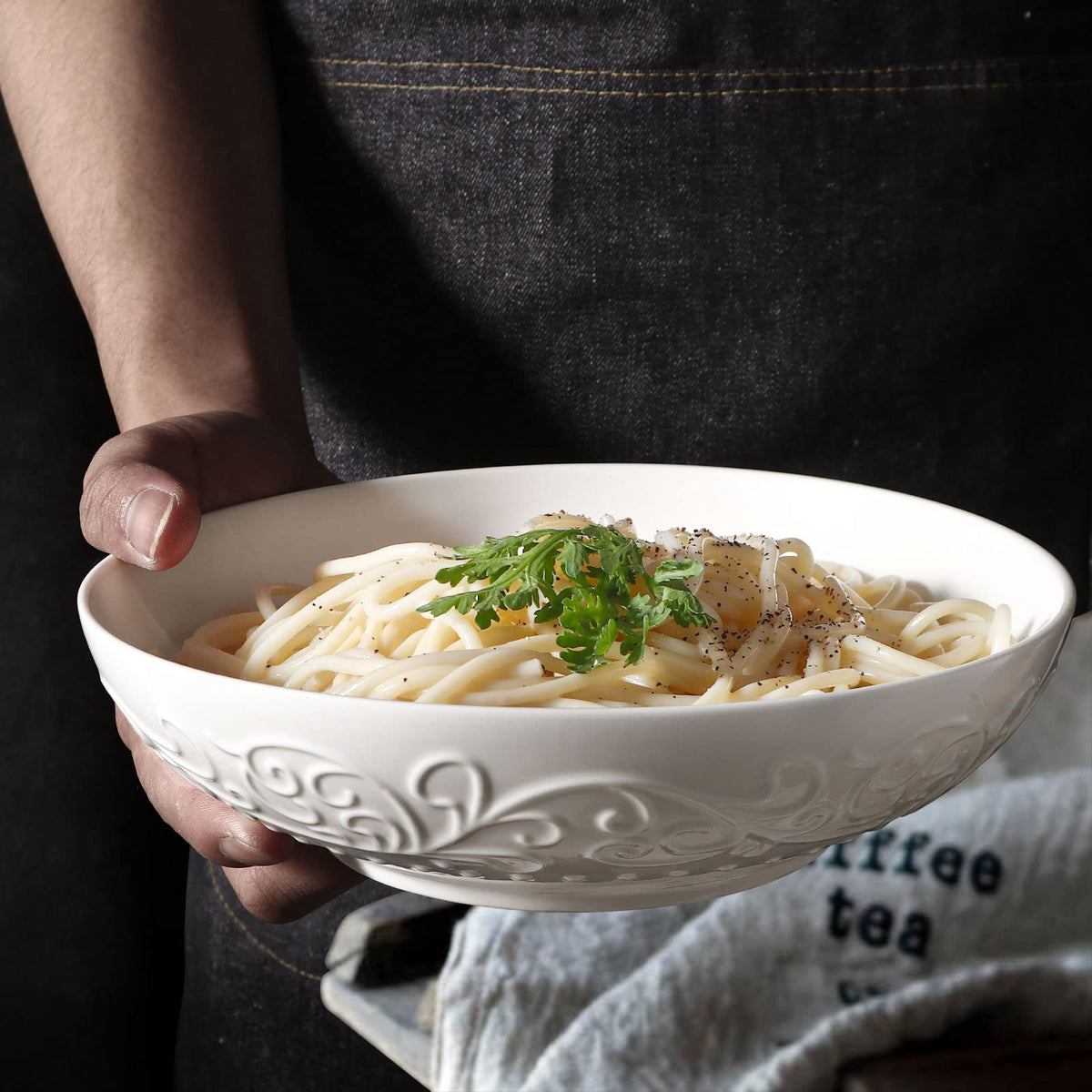 42oz Ceramic Ramen Bowl Set of 4 O148598