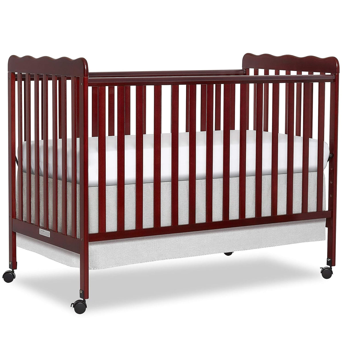 2-in-1 Convertible Crib in Natural, Full, 54x31x40 Inch D342941