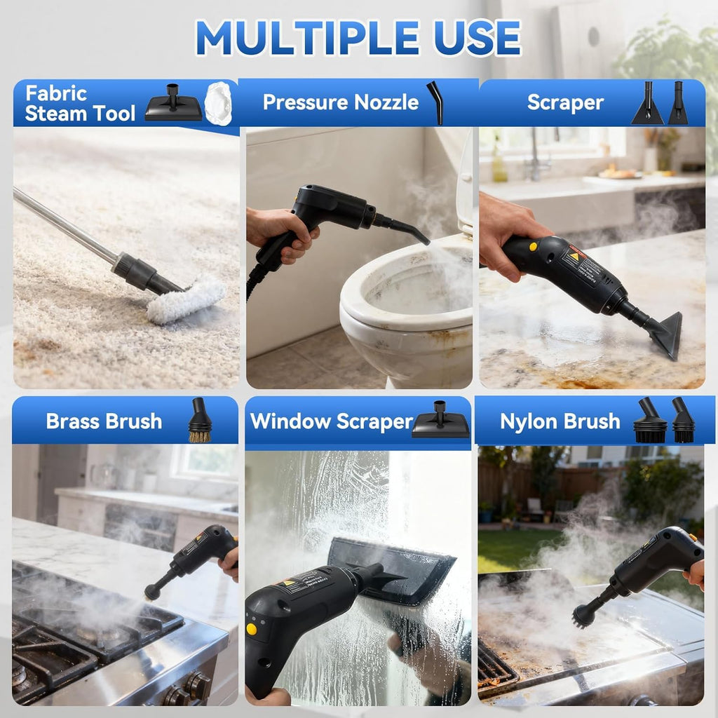 2500W High-Pressure Steam Cleaner H478