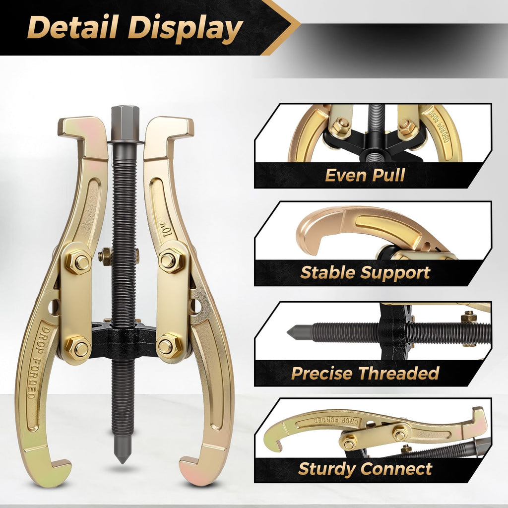 10 Inch 3 Jaw Puller with Reversible Jaws Q607438