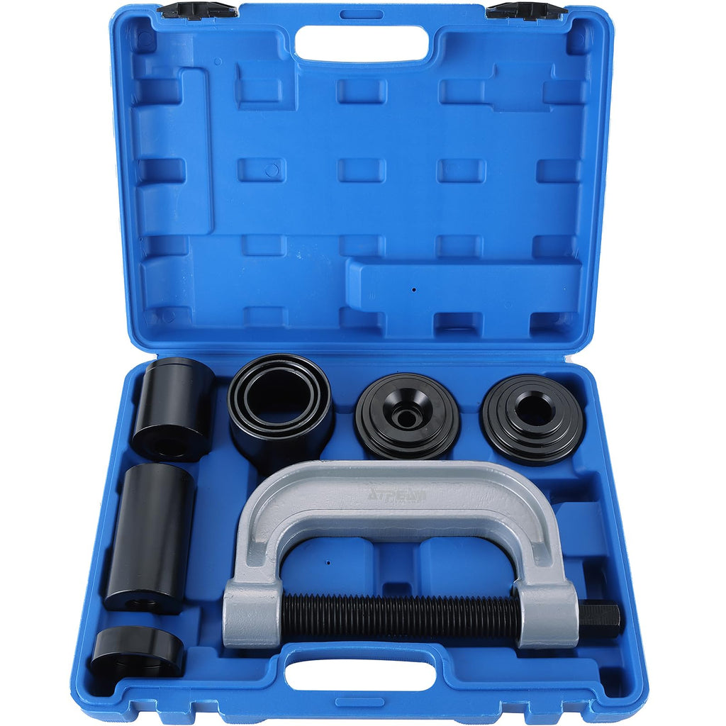 10 Pc Ball Joint Press Kit U Joint Removal Tool with Adapters C812617
