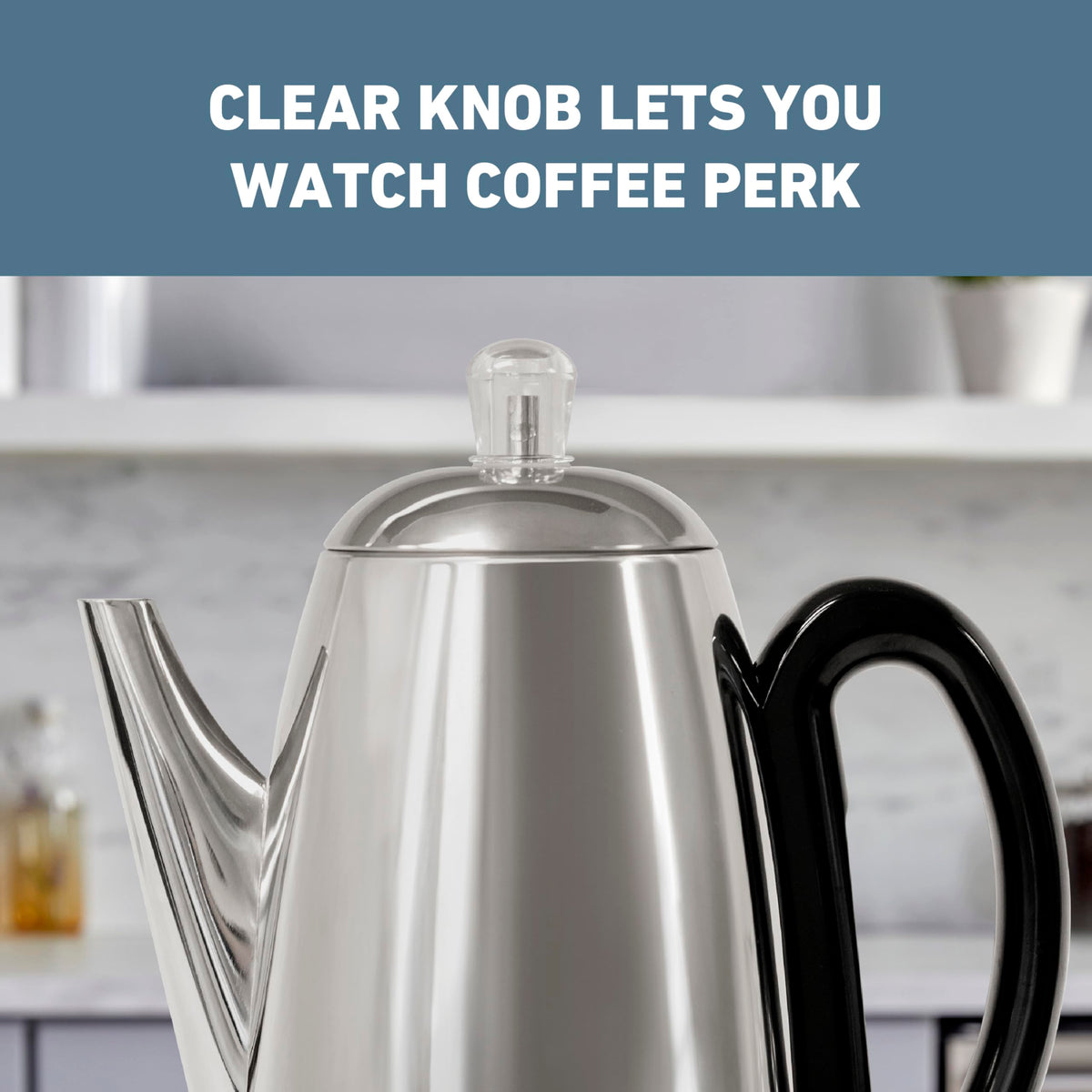 12-Cup Stainless Steel Electric Percolator Coffee Maker Z210