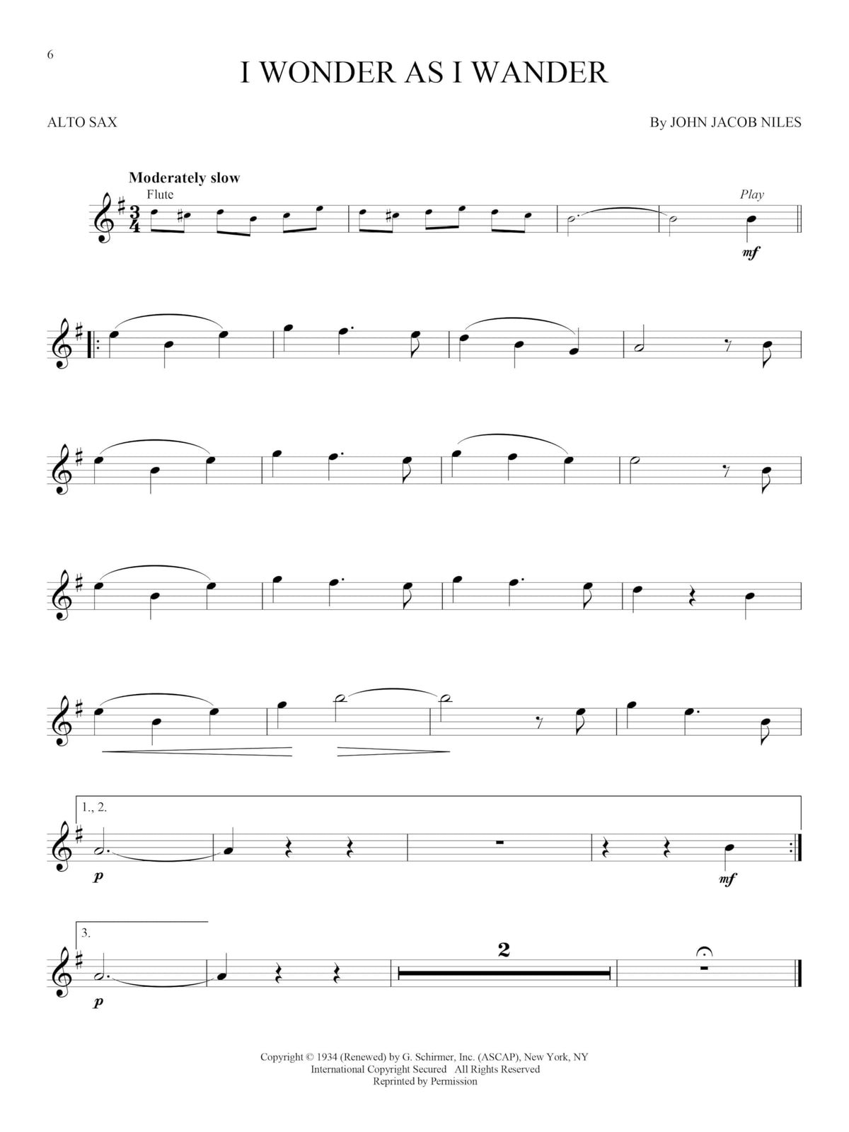 Alto Sax Sheet Music Songbook U8970