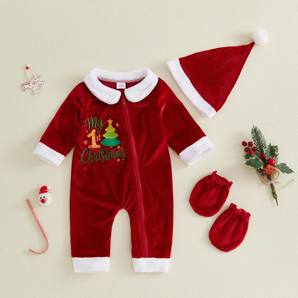 Velvet Zipper Romper Jumpsuit C92829
