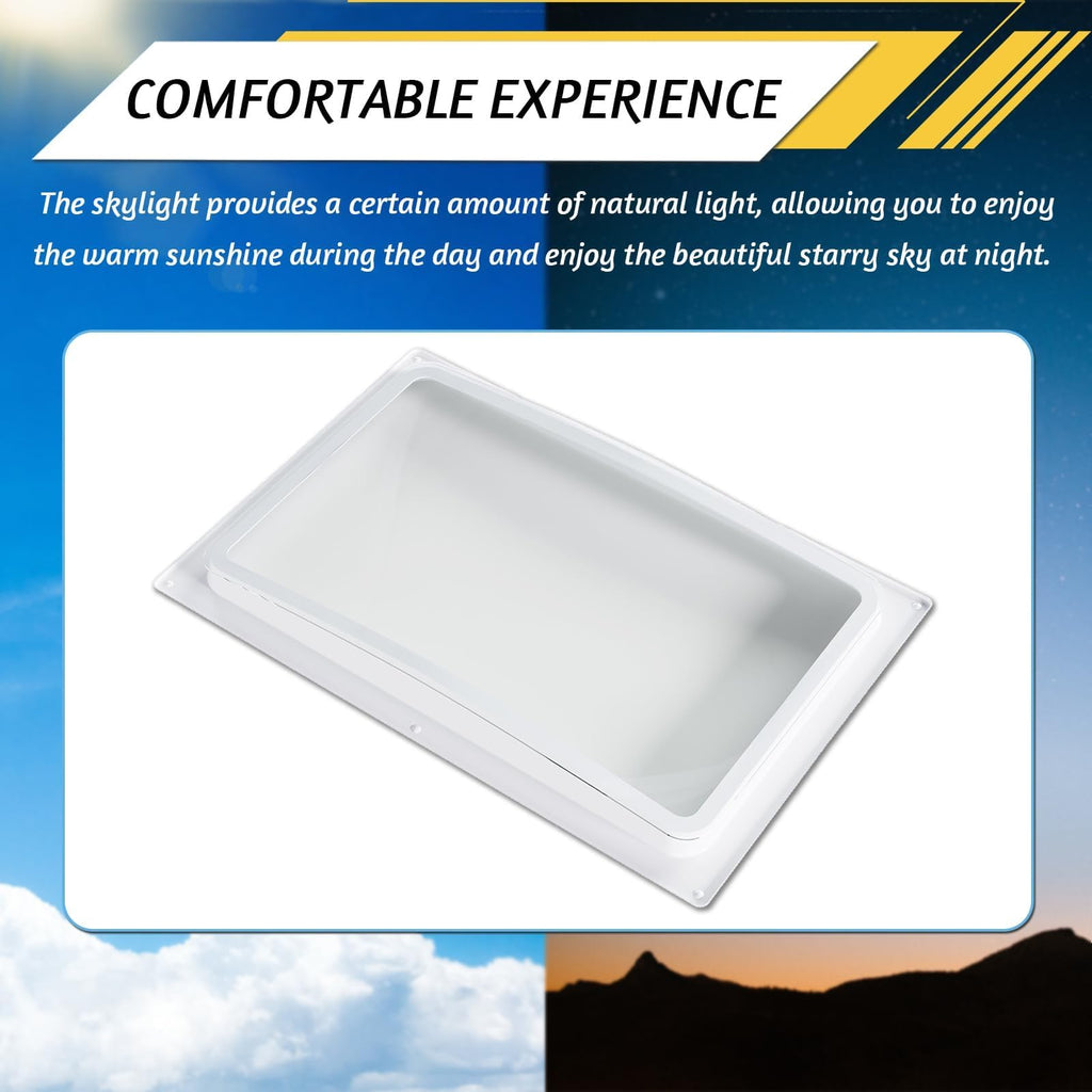 24" Shatterproof Clear RV Skylight Dome Cover P10308