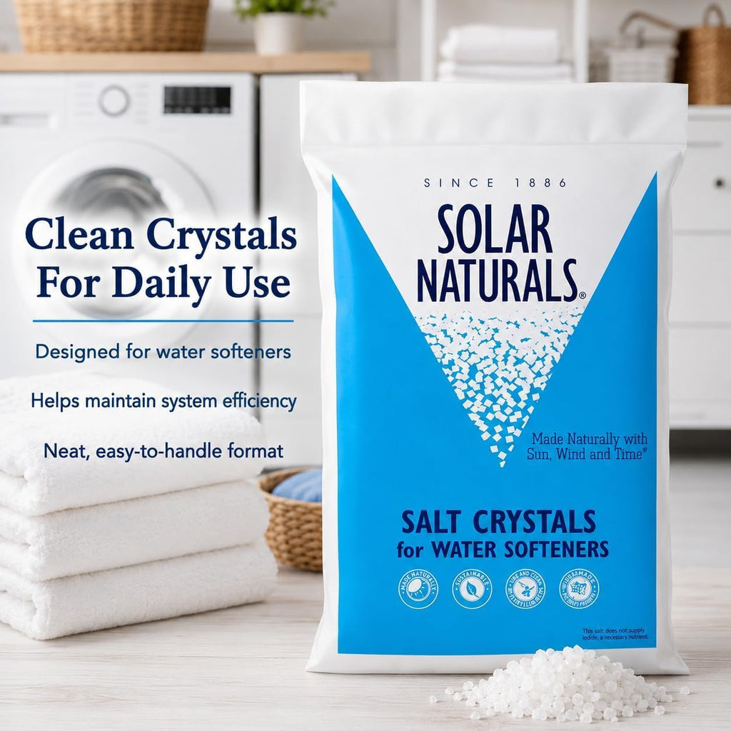 40 lb Natural Solar Salt Crystals L5451