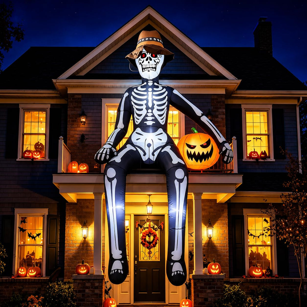 10FT Halloween Inflatable Skeleton F455125