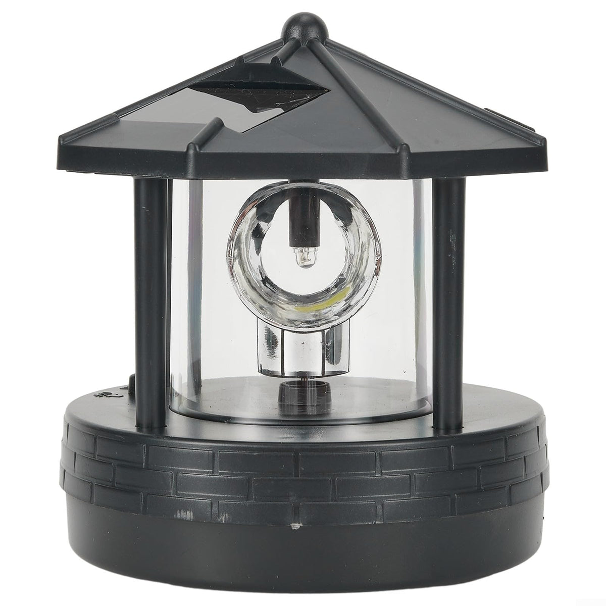 Black Solar Lighthouse Outdoor Light K4815