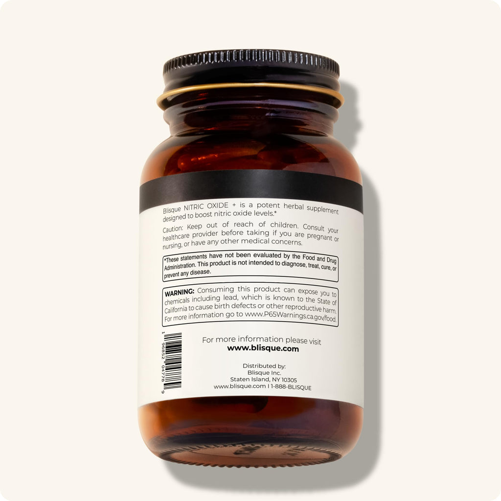 90 Capsules Vegan Non-GMO Nitric Oxide Booster Supplement with L-Arginine, Cayenne Fruit, and Beet Root W200